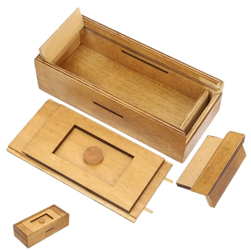 ORFOFE Holz Spielbox mit Geheimem Fach Pädagogisches Kinderspielzeug aus Sicherem Holz Intelligentes Geschenk für Jungen und Mädchen zur Aufbewahrung von Geldgeschenken und Schmuck ORFOFE Holz Spielbox mit Geheimem Fach Pädagogisches Kinderspielzeug aus Sicherem Holz Intelligentes Geschenk für Jungen und Mädchen zur Aufbewahrung von Geldgeschenken und Schmuck von ORFOFE
