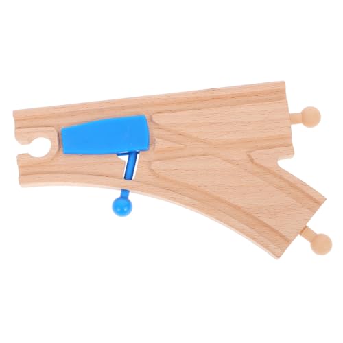 ORFOFE Holzeisenbahn Zubehör Blauer Doppelstift weichen schienenabschnitt aus Holz Holzspielzeug für DIY Zugschienen Feinmotorik und Hand Auge koordination ORFOFE Holzeisenbahn Zubehör Blauer Doppelstift weichen schienenabschnitt aus Holz Holzspielzeug für DIY Zugschienen Feinmotorik und Hand Auge koordination von ORFOFE