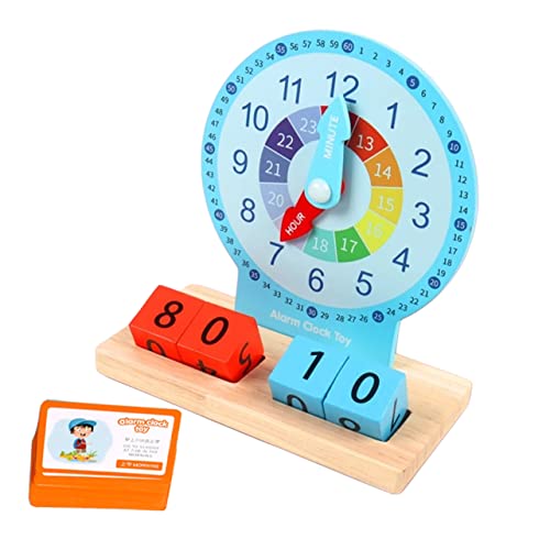 ORFOFE Holzlernspielzeug Uhr für Buntes Tragbares Lernmodell Farberkennung Pädagogisches Holzspielzeug Hand Auge Koordination Logischem Denken und Kreativität ORFOFE Holzlernspielzeug Uhr für Buntes Tragbares Lernmodell Farberkennung Pädagogisches Holzspielzeug Hand Auge Koordination Logischem Denken und Kreativität von ORFOFE