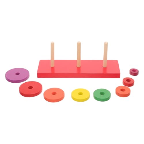 ORFOFE Holzpuzzle Stapelturm Bunt Holzspielzeug Entwicklungsfördernd Lernspiel Motorik für Kleinkinder Ab Jahren ORFOFE Holzpuzzle Stapelturm Bunt Holzspielzeug Entwicklungsfördernd Lernspiel Motorik für Kleinkinder Ab Jahren von ORFOFE