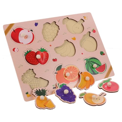 ORFOFE Holzpuzzle für Ab Jahren Cartoon Obst Motive Pädagogisches Lernspielzeug Denkfähigkeit Feinmotorik und Farbensinn für Vorschulkinder ORFOFE Holzpuzzle für Ab Jahren Cartoon Obst Motive Pädagogisches Lernspielzeug Denkfähigkeit Feinmotorik und Farbensinn für Vorschulkinder von ORFOFE