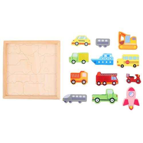 ORFOFE Holzpuzzle für Kleinkinder Ab Jahre Teiliges Fahrzeug Steckpuzzle aus Buntem Holz Kreatives Lernspielzeug Kreativität Problemlösung und Familienzeit ORFOFE Holzpuzzle für Kleinkinder Ab Jahre Teiliges Fahrzeug Steckpuzzle aus Buntem Holz Kreatives Lernspielzeug Kreativität Problemlösung und Familienzeit von ORFOFE