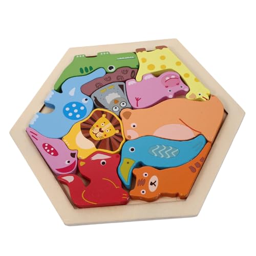 ORFOFE Holzpuzzle mit Niedlichen Waldtieren Pädagogisches Lernspielzeug für Kleinkinder Sichere und Glatte Holzbausteine Hand Auge koordination und Selbstvertrauen ORFOFE Holzpuzzle mit Niedlichen Waldtieren Pädagogisches Lernspielzeug für Kleinkinder Sichere und Glatte Holzbausteine Hand Auge koordination und Selbstvertrauen von ORFOFE