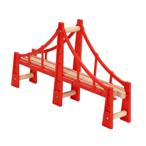 ORFOFE Holzschienen Set Rote Brücke DIY Eisenbahnspielzeug Ab Jahren Kinderfreundliche Verbindungselemente Kreative Erweiterung Kompatibel mit Gängigen Holzeisenbahn Zügen Geschenkidee ORFOFE Holzschienen Set Rote Brücke DIY Eisenbahnspielzeug Ab Jahren Kinderfreundliche Verbindungselemente Kreative Erweiterung Kompatibel mit Gängigen Holzeisenbahn Zügen Geschenkidee von ORFOFE