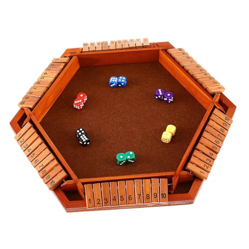 ORFOFE Holzspiel Shut The Box mit Großen Zahlen Langlebiges Tisch-Mathe-Spiel für Erwachsene und Vielseitig für Party und Familienfeier Einfach zu Bedienen Stilvolles Design aus ORFOFE Holzspiel Shut The Box mit Großen Zahlen Langlebiges Tisch-Mathe-Spiel für Erwachsene und Vielseitig für Party und Familienfeier Einfach zu Bedienen Stilvolles Design aus von ORFOFE