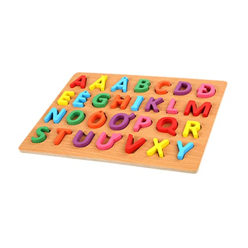 ORFOFE Holzspielzeug Alphabet Puzzle Langlebiges Lernspielzeug für Frühe Bildung Pädagogisches Buchstaben der Buchstabenkenntnis Geeignet für Jungen und Mädchen Kreatives Alphabetspiel ORFOFE Holzspielzeug Alphabet Puzzle Langlebiges Lernspielzeug für Frühe Bildung Pädagogisches Buchstaben der Buchstabenkenntnis Geeignet für Jungen und Mädchen Kreatives Alphabetspiel von ORFOFE