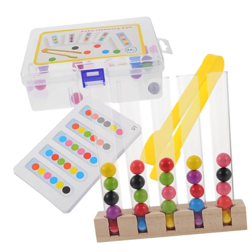 ORFOFE Holzspielzeug Clipper Perlen Spiel zur Farbenerkennung Montessori Lernspielzeug für Kleinkinder Hand Augen koordination und Feinmotorik Pädagogisch Sicher und Langlebig ORFOFE Holzspielzeug Clipper Perlen Spiel zur Farbenerkennung Montessori Lernspielzeug für Kleinkinder Hand Augen koordination und Feinmotorik Pädagogisch Sicher und Langlebig von ORFOFE