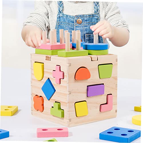 ORFOFE Holzspielzeug Formensortierer Buntes Lernspielzeug Motorikfördernd Fördert Farberkennung Hand Auge Koordination Feinmotorik Für Jungen Mädchen Geburtstag ORFOFE Holzspielzeug Formensortierer Buntes Lernspielzeug Motorikfördernd Fördert Farberkennung Hand Auge Koordination Feinmotorik Für Jungen Mädchen Geburtstag von ORFOFE