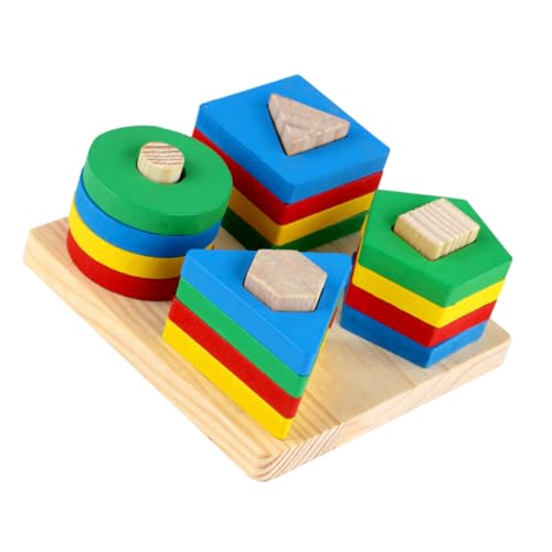 ORFOFE Holzspielzeug Geometrische Bausteine Pädagogisch Robust für Ab Monate Form Farberkennung Sowie Feinmotorik und Eltern Junge Mädchen bindung ORFOFE Holzspielzeug Geometrische Bausteine Pädagogisch Robust für Ab Monate Form Farberkennung Sowie Feinmotorik und Eltern Junge Mädchen bindung von ORFOFE