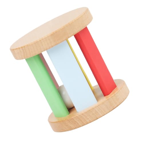 ORFOFE Holzspielzeug Greifroller Rassel Montessori Musikspielzeug für Junge Mädchen Ab Monaten zur Frühkindlichen und Hand Auge Koordination ORFOFE Holzspielzeug Greifroller Rassel Montessori Musikspielzeug für Junge Mädchen Ab Monaten zur Frühkindlichen und Hand Auge Koordination von ORFOFE