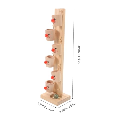 ORFOFE Holzspielzeug Marmorbahn Lernspielzeug Robustes Holz Kugelbahn für Kleinkinder Motoriktraining Eltern Junge Mädchen Spiel Fördernd ORFOFE Holzspielzeug Marmorbahn Lernspielzeug Robustes Holz Kugelbahn für Kleinkinder Motoriktraining Eltern Junge Mädchen Spiel Fördernd von ORFOFE