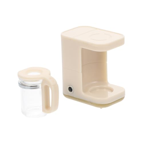 ORFOFE Kaffeemaschinen Modell Miniatur Kaffeemaschine Dekor Kaffeemaschine Schmuck Mini DIY Versorgung Simulation Kaffeemaschine Mini Gerät Modell Mini Dekor Mini von ORFOFE