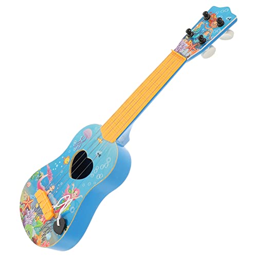 ORFOFE Kinder Gitarre Mini-Instrumente Gitarrenspielzeug Für Kinder Spielzeug Für Kleinkinder E-Gitarre Für Kinder Mädchenspielzeug Mini-tierspielzeug Jungs-Spielzeug Plastik Colorful von ORFOFE