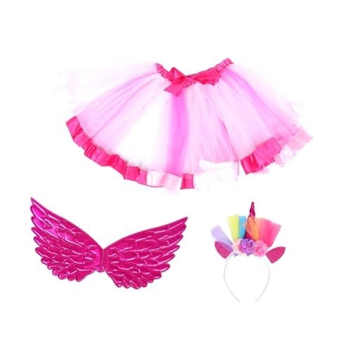 ORFOFE Kinderkostüm Flügel mit Tüllrock und Haarband Niedliches Party und Bühnenkostüm für Mädchen Atmungsaktives Hautfreundliches Material für Karneval und Fasching ORFOFE Kinderkostüm Flügel mit Tüllrock und Haarband Niedliches Party und Bühnenkostüm für Mädchen Atmungsaktives Hautfreundliches Material für Karneval und Fasching von ORFOFE