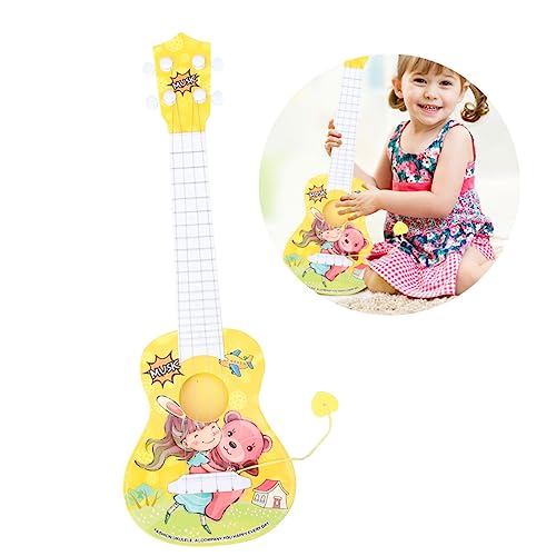 ORFOFE Kinderspielzeug Mini Ukulele Kinder Ukulele Gitarre Weiß Lerngitarrenspielzeug von ORFOFE