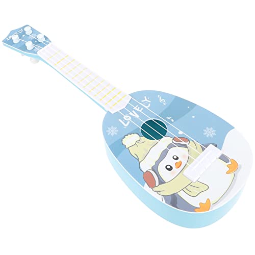 ORFOFE Kinderspielzeuggitarre Kindermusikspielzeug Cartoon Pinguin Ukulele Hase Spielzeug Für Kinder Hawaii Gitarrenspielzeug Cartoon Kaninchen Ukulele Kindergitarre Gitarre von ORFOFE