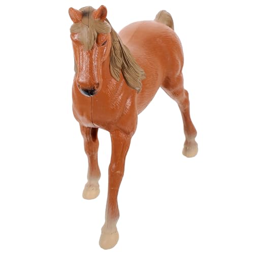 ORFOFE Kleine Pferdefigur Aus Hochwertigem Kunststoff Simulationspferd Dekoration Für Zuhause Oder Für Pferdefans Ideal Für Kindergeburtstagsfeiern Und Im Horse von ORFOFE