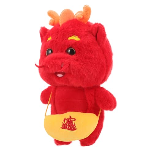 ORFOFE Kleiner Plüschdrache Jahr des Drachen Kuscheltier mit Weichem Material Dekorativer Glücksbringer und Vielseitiges Kissen Robustes Design für Chinesisches Neujahrsfest ORFOFE Kleiner Plüschdrache Jahr des Drachen Kuscheltier mit Weichem Material Dekorativer Glücksbringer und Vielseitiges Kissen Robustes Design für Chinesisches Neujahrsfest von ORFOFE