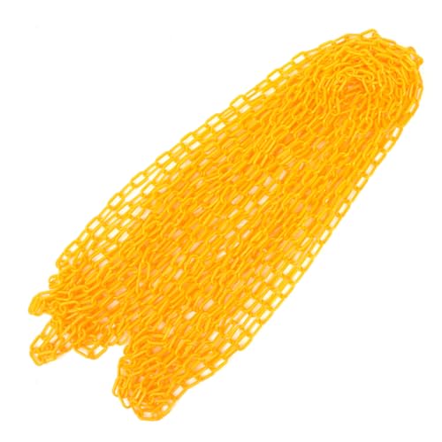 ORFOFE Kunststoffkette sparkasten terassendeko partydeko Einschulung Gathering Decorations kniffliges Spielzeug Zaundekoration Halloween-Requisiten Zierkette aus Kunststoff Plastik Yellow von ORFOFE