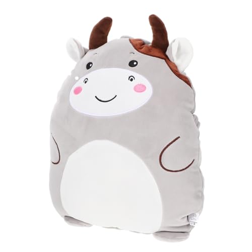 ORFOFE Kuscheliges Plüsch stofftier Kuh Kissen Weiches Baumwoll kuschelkissen Niedliches Spielkissen für Erwachsene Dekoratives Cartoon Sofa Kissen Tragbares Geschenk für Jungen und ORFOFE Kuscheliges Plüsch stofftier Kuh Kissen Weiches Baumwoll kuschelkissen Niedliches Spielkissen für Erwachsene Dekoratives Cartoon Sofa Kissen Tragbares Geschenk für Jungen und von ORFOFE