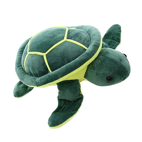 ORFOFE Kuscheltier Schildkröte 25cm Weiches üschspielzeug Für Kinder Cartoon Design Gefüllt Mit Baumwolle Grün Ideal Zum Spielen Und Kuscheln Perfektes Für ädchen Und von ORFOFE