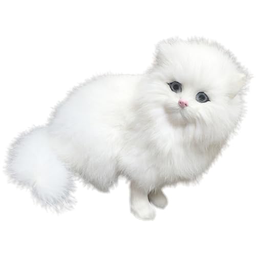 ORFOFE Lebensechte Perserkatze Figur Hochwertiges Kunstfell Realistische Katzenmodell Deko Detailgetreues Fake Cat für Wohnraumgestaltung ORFOFE Lebensechte Perserkatze Figur Hochwertiges Kunstfell Realistische Katzenmodell Deko Detailgetreues Fake Cat für Wohnraumgestaltung von ORFOFE