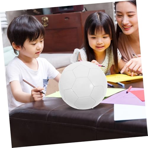 ORFOFE Leerer Fußball für DIY Bastelset zum Bemalen und Gestalten Glatte Oberfläche Wiederverwendbar für Handmalerei Sticker und Kreative Fußballgeschenke ORFOFE Leerer Fußball für DIY Bastelset zum Bemalen und Gestalten Glatte Oberfläche Wiederverwendbar für Handmalerei Sticker und Kreative Fußballgeschenke von ORFOFE