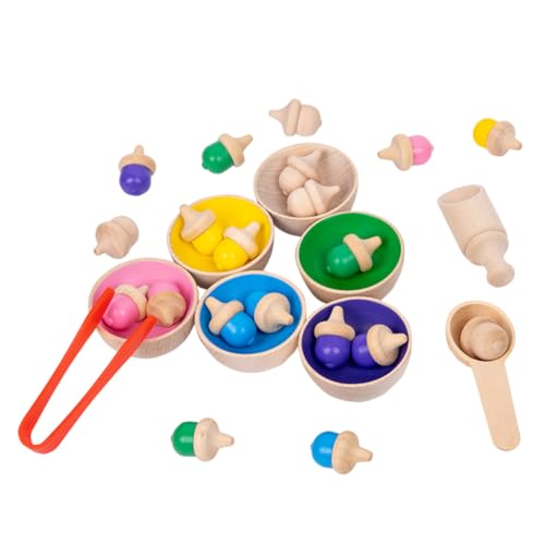 ORFOFE Lernspielzeug Farben Sortierbecher Holzspielzeug mit Gyroskop für Farberkennung und Kognitive Entwicklung Robustes Montessori Spiel für Jungen und Mädchen Ab Jahren ORFOFE Lernspielzeug Farben Sortierbecher Holzspielzeug mit Gyroskop für Farberkennung und Kognitive Entwicklung Robustes Montessori Spiel für Jungen und Mädchen Ab Jahren von ORFOFE