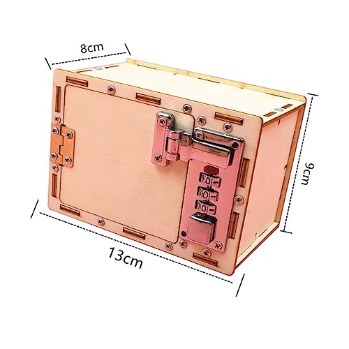 ORFOFE Lernwerkzeuge Für Kinder Holz Bambus Schließkasten DIY Herstellungsmaterialien Schließkasten Herstellungswerkzeuge Kinder Gehirn Werkzeug von ORFOFE