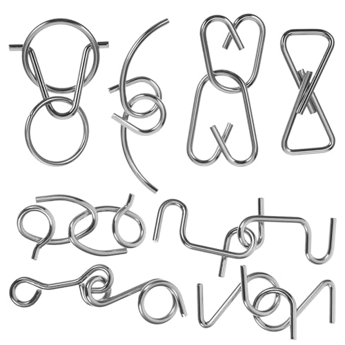 ORFOFE Metall Interlock Puzzle Spiel Gehirntraining Geduldsspiel für Erwachsene und Logikspielzeug Intelligenz und Hand Auge koordination ORFOFE Metall Interlock Puzzle Spiel Gehirntraining Geduldsspiel für Erwachsene und Logikspielzeug Intelligenz und Hand Auge koordination von ORFOFE