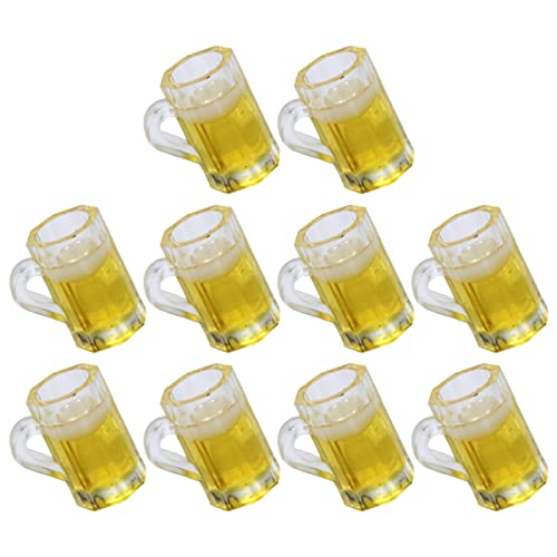 ORFOFE Mini-Becher Mini Maßkrüge Mini Bierkrüge Für Miniaturhäuser Exquisite Bierkrug Figuren Für Die Dekoration Von Puppenhäusern Und Szenen Ideal Als Zubehör Für Miniaturprojekte von ORFOFE