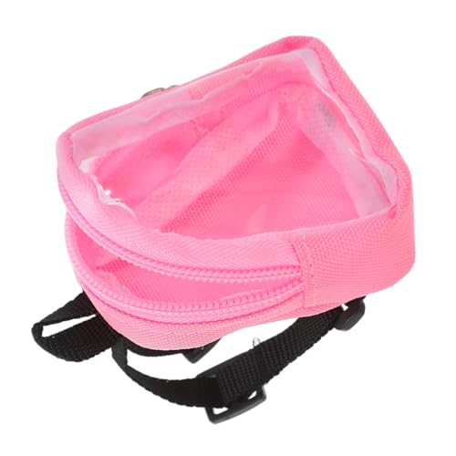 ORFOFE Mini Rucksack für Puppen mit Klarem Sichtfenster Verstellbare Träger Puppenzubehör Rosa Mini Schultasche für Bjd Puppen Dekorativer Puppenrucksack für Spielsets ORFOFE Mini Rucksack für Puppen mit Klarem Sichtfenster Verstellbare Träger Puppenzubehör Rosa Mini Schultasche für Bjd Puppen Dekorativer Puppenrucksack für Spielsets von ORFOFE
