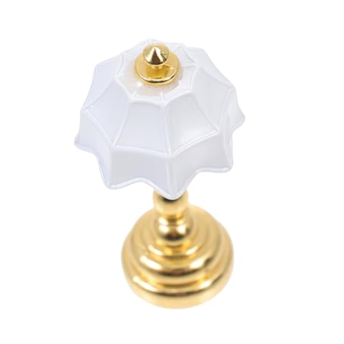 ORFOFE Mini-Schreibtischlampe klein Miniaturlampe Vintage Wohnkultur Nachttischlampe Mini-Ornament zartes Modell Lampe Golden ORFOFE Mini-Schreibtischlampe klein Miniaturlampe Vintage Wohnkultur Nachttischlampe Mini-Ornament zartes Modell Lampe Golden von ORFOFE