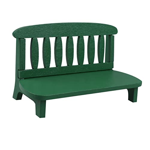 ORFOFE Mini-Sofa-Modell Mini Holzbank Dekorative Holzbank Querformat Mini-Stuhl Mini-Spielzeug Mini-Gartenbank Miniaturstuhl Modell Mini-Sofa aus Holz Hause holzlayout Hölzern Green von ORFOFE