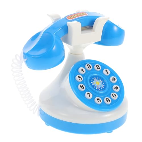 ORFOFE Mini-Telefonspielzeug Kinder Rollenspiel Telefon Kinder Kreativitätsspielzeug Kinder Spielzeug Rollenspiel simuliertes Telefonmodell Miniaturspielzeug für Puppenhaus Plastik Blue von ORFOFE