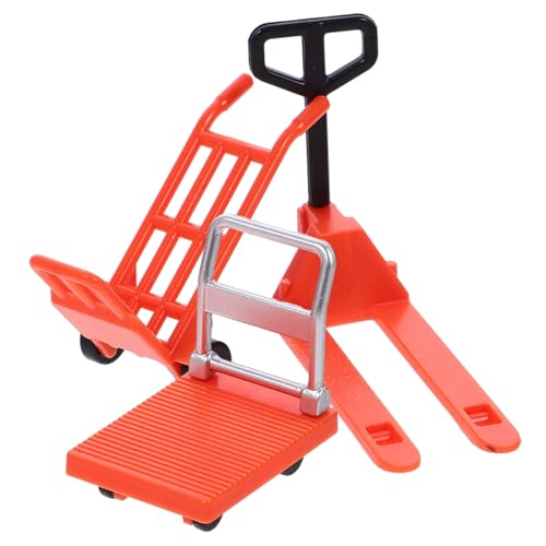 ORFOFE Miniatur Handwagen Baustellenmodellspielzeug mit Gabelstapler und Plattformwagen Robustes Kleines Fahrzeugspielzeug für für Jungen zu Geburtstag und Weihnachten ORFOFE Miniatur Handwagen Baustellenmodellspielzeug mit Gabelstapler und Plattformwagen Robustes Kleines Fahrzeugspielzeug für für Jungen zu Geburtstag und Weihnachten von ORFOFE