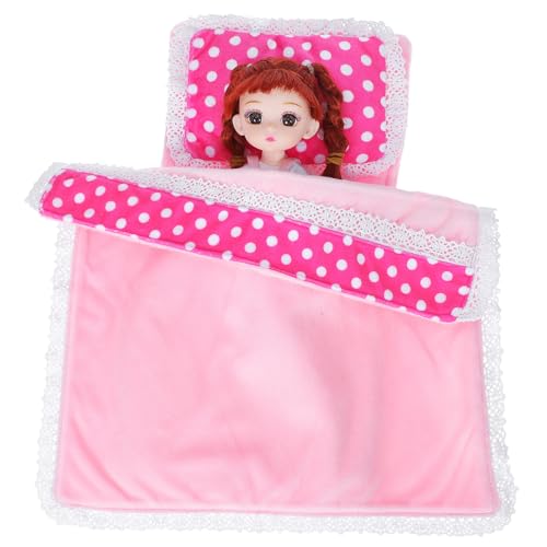 ORFOFE Miniatur Puppenhaus Bettwäsche Teilig aus Weichem mit Matratze Steppdecke und Kissen Realistische Schlafzimmer Accessoires für Kleine Puppenhaus Bewohner ORFOFE Miniatur Puppenhaus Bettwäsche Teilig aus Weichem mit Matratze Steppdecke und Kissen Realistische Schlafzimmer Accessoires für Kleine Puppenhaus Bewohner von ORFOFE