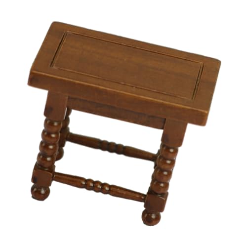ORFOFE Miniatur Teetisch aus Massivem Holz Kleine Europäische Klassische Holzbank Glatte Kanten Realistische Mini Möbel für Puppenhaus Kleine Hausdekoration DIY Zubehör ORFOFE Miniatur Teetisch aus Massivem Holz Kleine Europäische Klassische Holzbank Glatte Kanten Realistische Mini Möbel für Puppenhaus Kleine Hausdekoration DIY Zubehör von ORFOFE