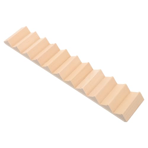 ORFOFE Miniatur Treppe Für Puppenhaus Unbemalte Holzleiter Für DIY Dekoration öbelmodell Miniatur Holztreppe Für öbel von ORFOFE