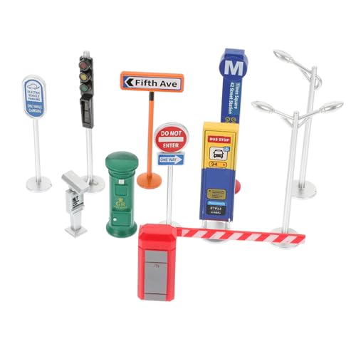 ORFOFE Miniatur Verkehrszeichen aus Realistische Farbenfrohe Verkehrs Straßenschilder für Robust und Leicht für Kindergarten und Spielerisches Lernen im Innen Außenbereich ORFOFE Miniatur Verkehrszeichen aus Realistische Farbenfrohe Verkehrs Straßenschilder für Robust und Leicht für Kindergarten und Spielerisches Lernen im Innen Außenbereich von ORFOFE