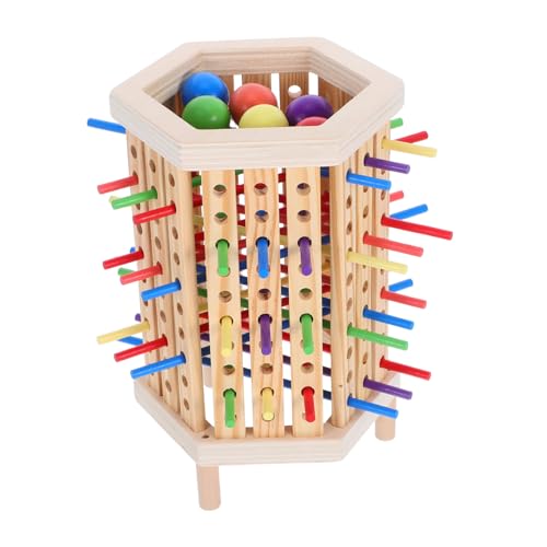 ORFOFE Montessori Holzspiel Brettspiel Bunte Stäbchen Stapelspiel Feinmotorik Förderspiel für Kleinkinder Pädagogisches Lernspielzeug zur Gehirnentwicklung und Farbenerkennung ORFOFE Montessori Holzspiel Brettspiel Bunte Stäbchen Stapelspiel Feinmotorik Förderspiel für Kleinkinder Pädagogisches Lernspielzeug zur Gehirnentwicklung und Farbenerkennung von ORFOFE