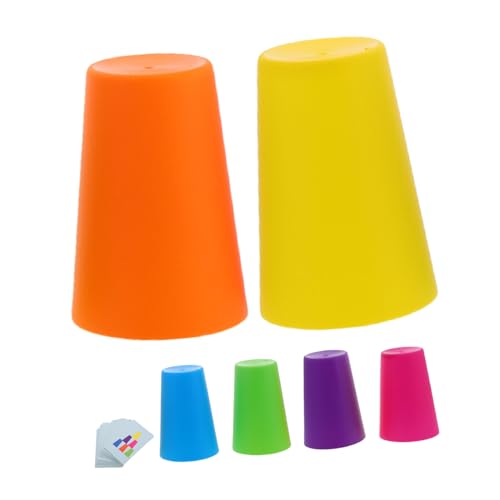 ORFOFE Montessori inspirierte Becher für Interaktives Stapelspielzeug zur Konzentrationsförderung Outdoor Spiel für Junge Mädchen und Kleinkinder Fördert Teamwork und Schnelle Reaktion ORFOFE Montessori inspirierte Becher für Interaktives Stapelspielzeug zur Konzentrationsförderung Outdoor Spiel für Junge Mädchen und Kleinkinder Fördert Teamwork und Schnelle Reaktion von ORFOFE