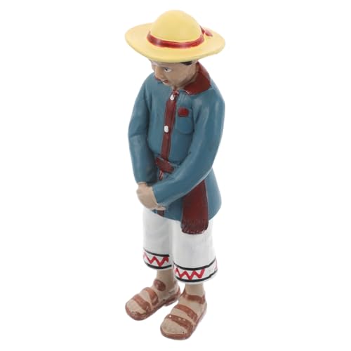 ORFOFE Native Boy Figuren Wild West Mini Cowboy Figuren Statue Western Thema Für Zuhause Schreibtisch Kuchen Topper Zubehör Sandkasten Dekoration von ORFOFE