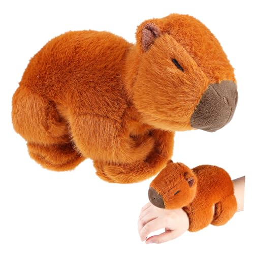 ORFOFE Niedliches Capybara Slap Bracelet Plüsch Armband Kuscheltier Weiches Party Wristband Leichtes Tiermotiv Accessoire für Geburtstagsfeiern und Freizeitspaß ORFOFE Niedliches Capybara Slap Bracelet Plüsch Armband Kuscheltier Weiches Party Wristband Leichtes Tiermotiv Accessoire für Geburtstagsfeiern und Freizeitspaß von ORFOFE
