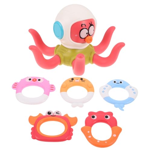 ORFOFE Octopus Ring Toss Spielset Badespielzeug Wasserspielzeug für Pool und Badewanne Interaktives Lernspielzeug Sicher Leicht Fördert Zielgenauigkeit und Kreative Sensorische ORFOFE Octopus Ring Toss Spielset Badespielzeug Wasserspielzeug für Pool und Badewanne Interaktives Lernspielzeug Sicher Leicht Fördert Zielgenauigkeit und Kreative Sensorische von ORFOFE