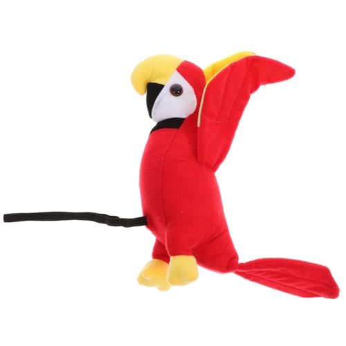 ORFOFE Piratenkostüm Schulterpapagei Plüschspielzeug Cosplay Zubehör Party Piraten Papagei Plüschtier Simulation Vogel Modell und Leicht ORFOFE Piratenkostüm Schulterpapagei Plüschspielzeug Cosplay Zubehör Party Piraten Papagei Plüschtier Simulation Vogel Modell und Leicht von ORFOFE