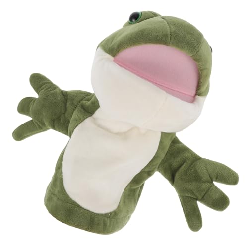 ORFOFE Plüsch Frosch Handpuppe Cartoon Kuscheltier Sanft für Geschichtenerzählen Interaktive Handpuppe Kreatives ORFOFE Plüsch Frosch Handpuppe Cartoon Kuscheltier Sanft für Geschichtenerzählen Interaktive Handpuppe Kreatives von ORFOFE