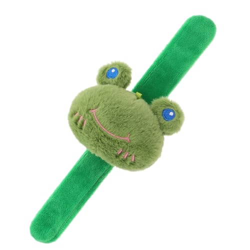 ORFOFE Plüsch Frosch Slap Armband Kuscheliges Partyarmband für Weiches Tier Wristband Freundschaftsgeschenk Kindergeburtstag Mitgebsel Spaßaccessoire ORFOFE Plüsch Frosch Slap Armband Kuscheliges Partyarmband für Weiches Tier Wristband Freundschaftsgeschenk Kindergeburtstag Mitgebsel Spaßaccessoire von ORFOFE