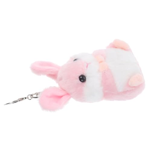 ORFOFE Plüsch Kuscheltier Schlüsselanhänger Häschen Hamster Anhänger mit Karabiner Weiches Plüschtier für Rucksack und Tasche Dekoratives Cartoon Tier Geschenkidee ORFOFE Plüsch Kuscheltier Schlüsselanhänger Häschen Hamster Anhänger mit Karabiner Weiches Plüschtier für Rucksack und Tasche Dekoratives Cartoon Tier Geschenkidee von ORFOFE