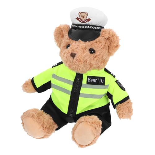 ORFOFE Polizeibär Plüschtier Kuscheltier Weiches Stofftier für Jungen Mädchen Kindergartenrobust und Langlebig Niedliche Geschenkidee für Geburtstage und ORFOFE Polizeibär Plüschtier Kuscheltier Weiches Stofftier für Jungen Mädchen Kindergartenrobust und Langlebig Niedliche Geschenkidee für Geburtstage und von ORFOFE